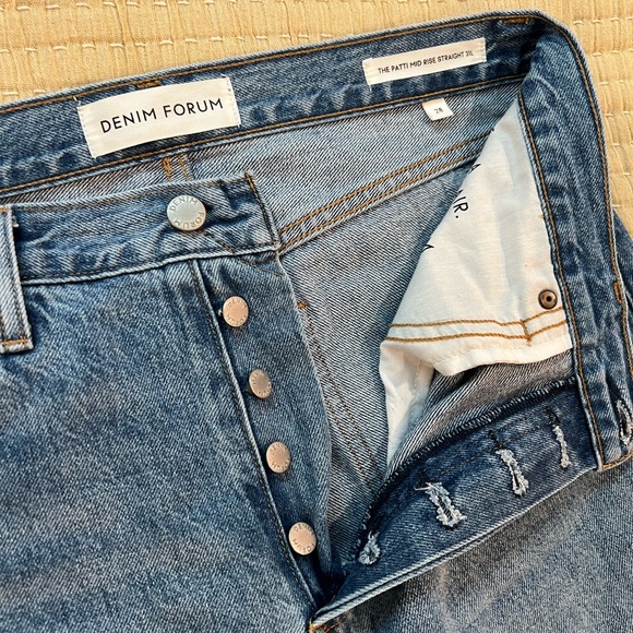 Denim Forum Patti Mid Rise Straight - Picture 9 of 9